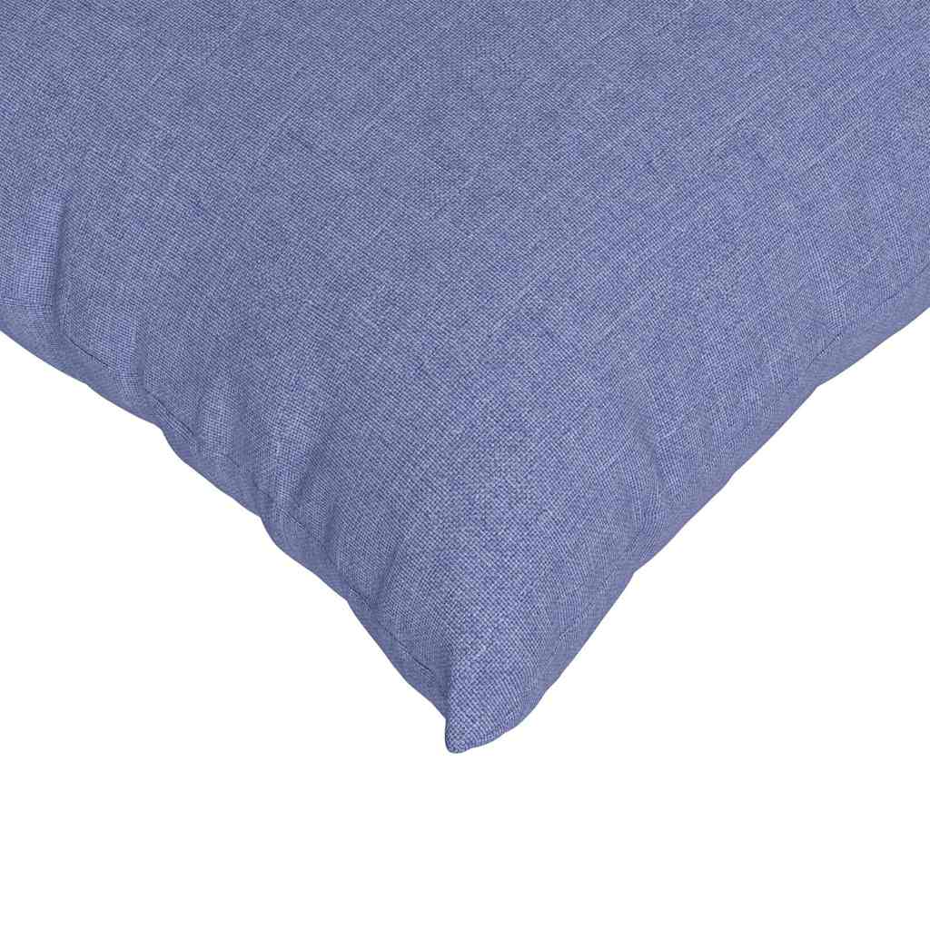 Sofakissen 2 Pcs 50 X 30 Cm Stoff Jeans Blau