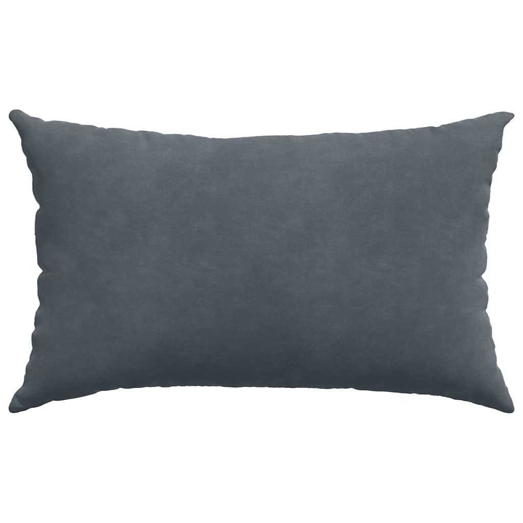 Sofakissen 2 Pcs 50 X 30 Cm Cordstoff Dunkelgrau
