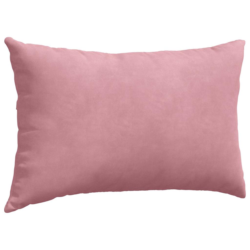 Sofakissen 2 Pcs 50 X 30 Cm Cordstoff Rosa