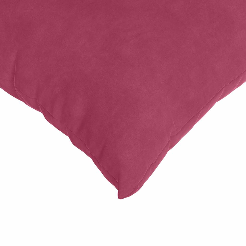 Sofakissen 2 Pcs 50 X 30 Cm Cordstoff Weinrot