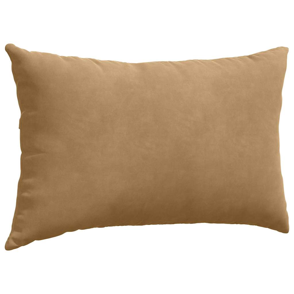 Sofakissen 2 Pcs 50 X 30 Cm Cordstoff Braun
