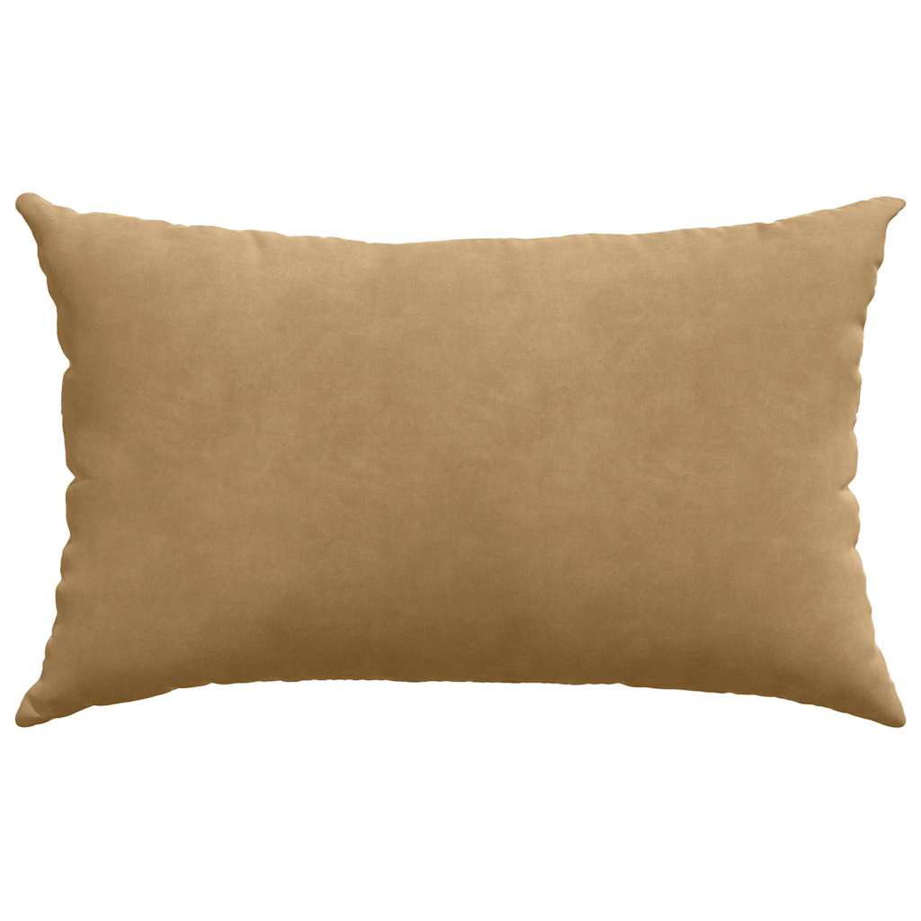 Sofakissen 2 Pcs 50 X 30 Cm Cordstoff Braun