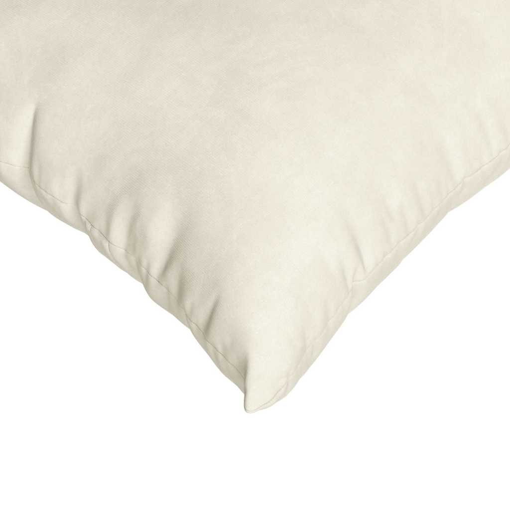 Sofakissen 2 Pcs 50 X 30 Cm Cordstoff Creme