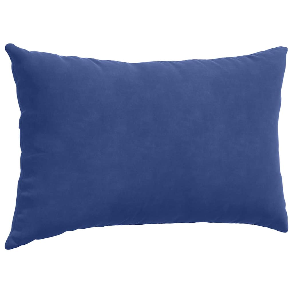 Sofakissen 2 Pcs 50 X 30 Cm Cordstoff Polizeiblau