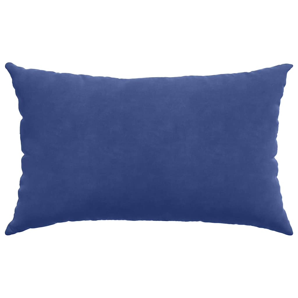 Sofakissen 2 Pcs 50 X 30 Cm Cordstoff Polizeiblau