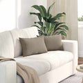 Sofakissen 2 Pcs 50 X 30 Cm Stoff