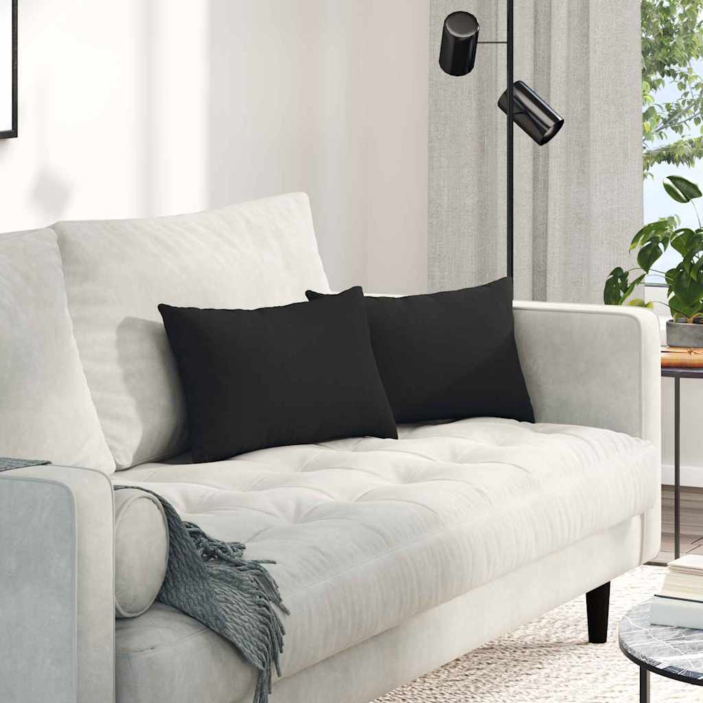 Sofakissen 2 Pcs 50 X 30 Cm Stoff