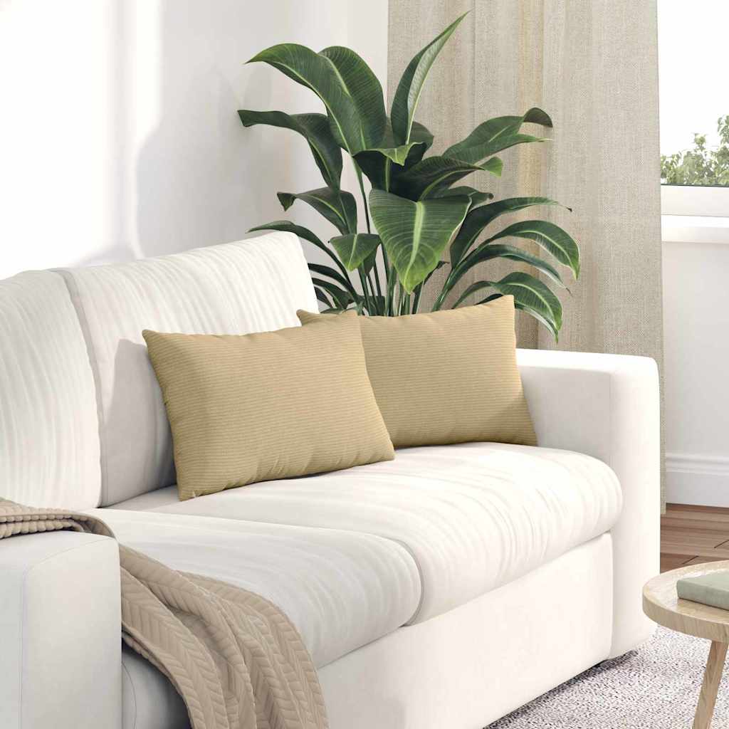 Sofakissen 2 Pcs Cordstoff