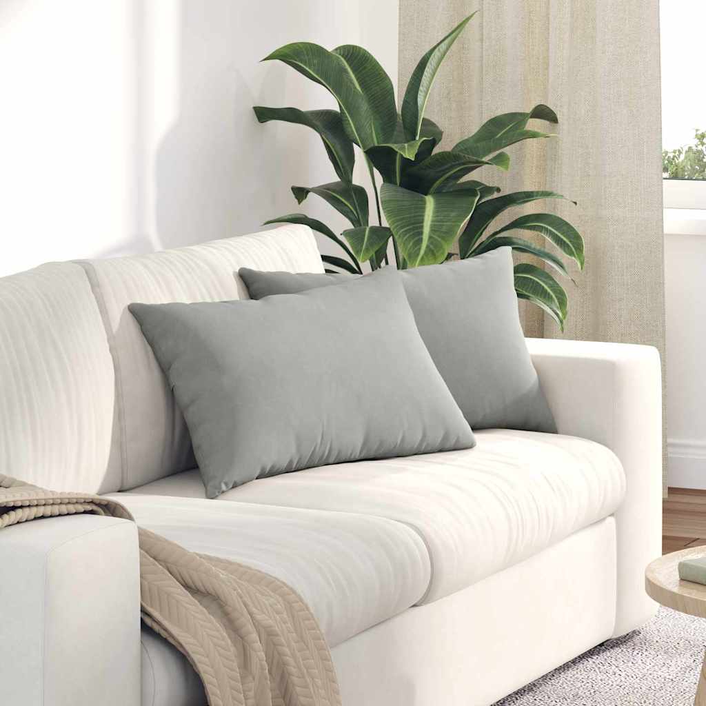 Sofakissen 2 Pcs 50 X 30 Cm Stoff