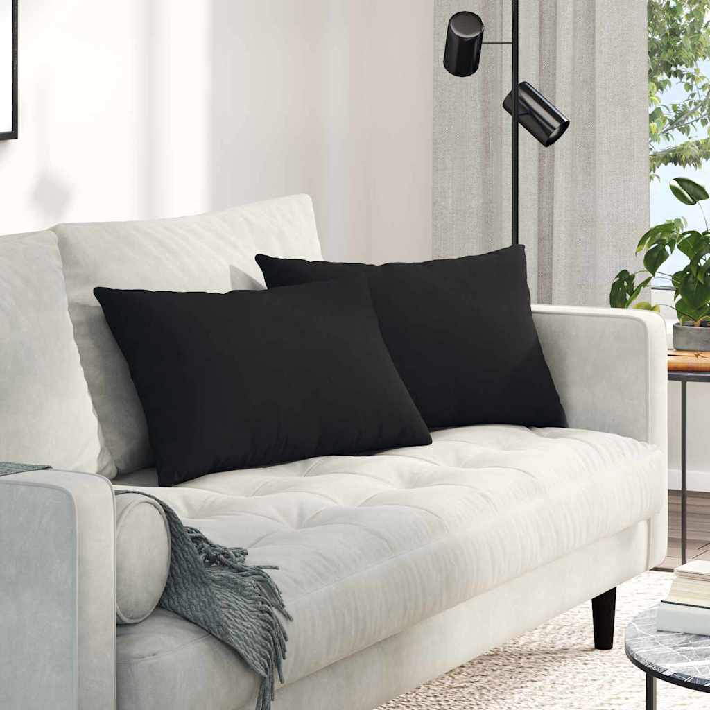Sofakissen 2 Pcs 50 X 30 Cm Stoff
