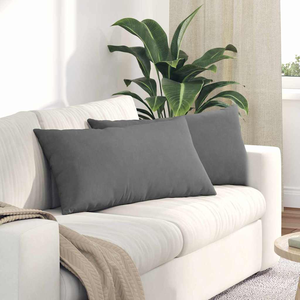 Sofakissen 2 Pcs 50 X 30 Cm Stoff