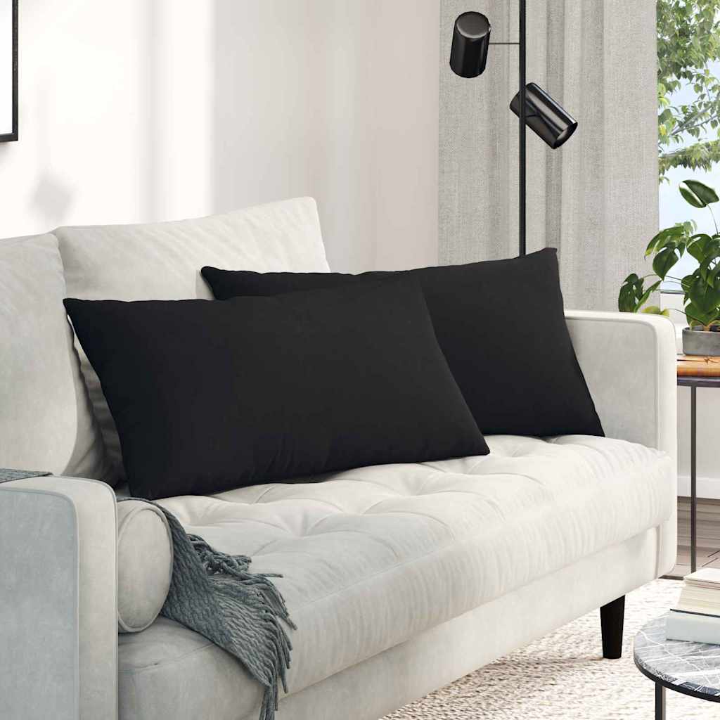 Sofakissen 2 Pcs 50 X 30 Cm Stoff
