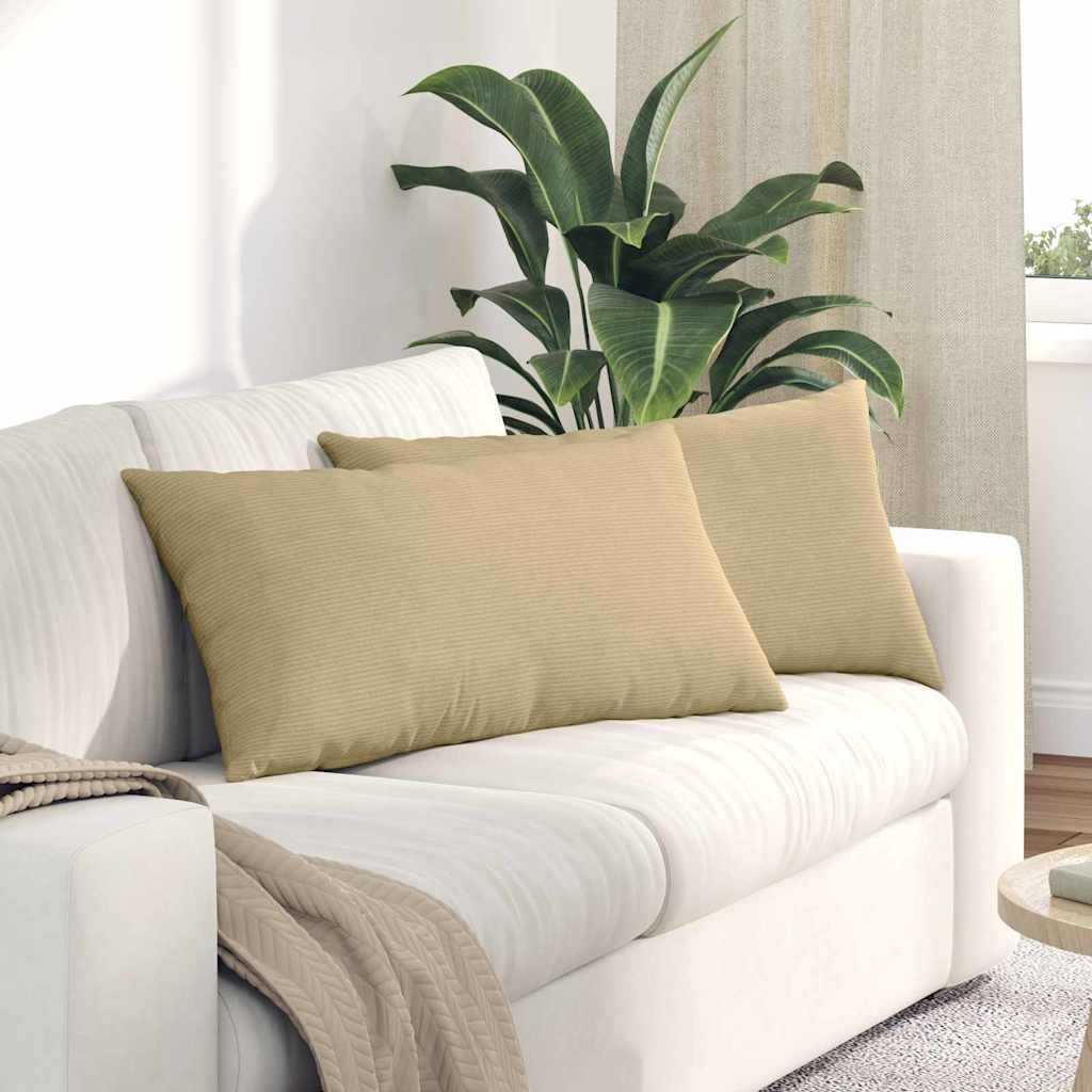 Sofakissen 2 Pcs Cordstoff