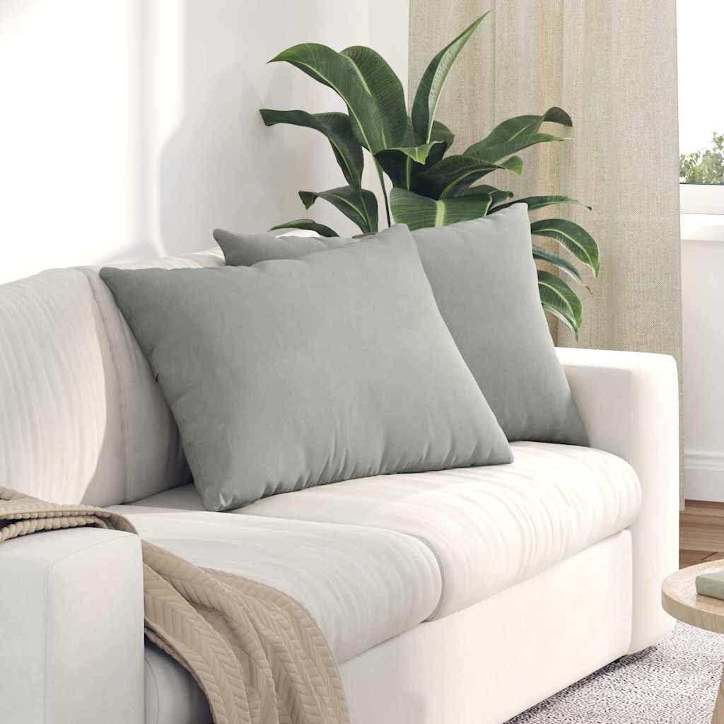Sofakissen 2 Pcs 50 X 30 Cm Stoff