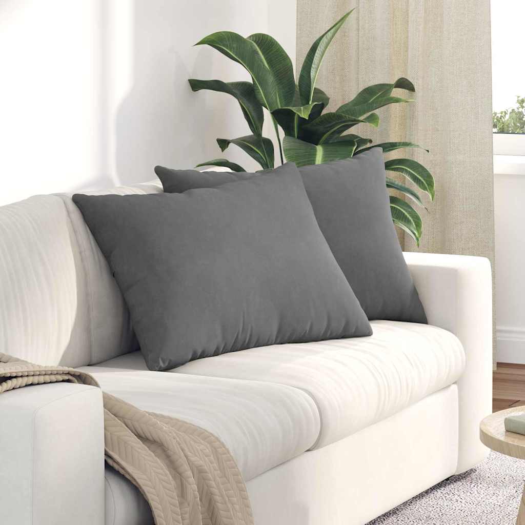 Sofakissen 2 Pcs 50 X 30 Cm Stoff