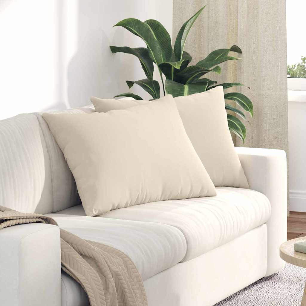 Sofakissen 2 Pcs 50 X 30 Cm Stoff