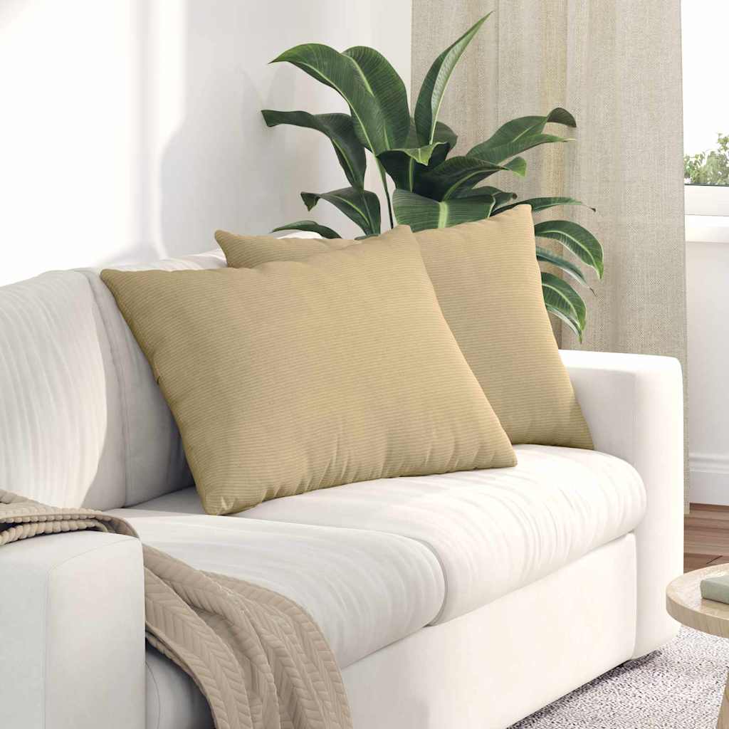 Sofakissen 2 Pcs Cordstoff