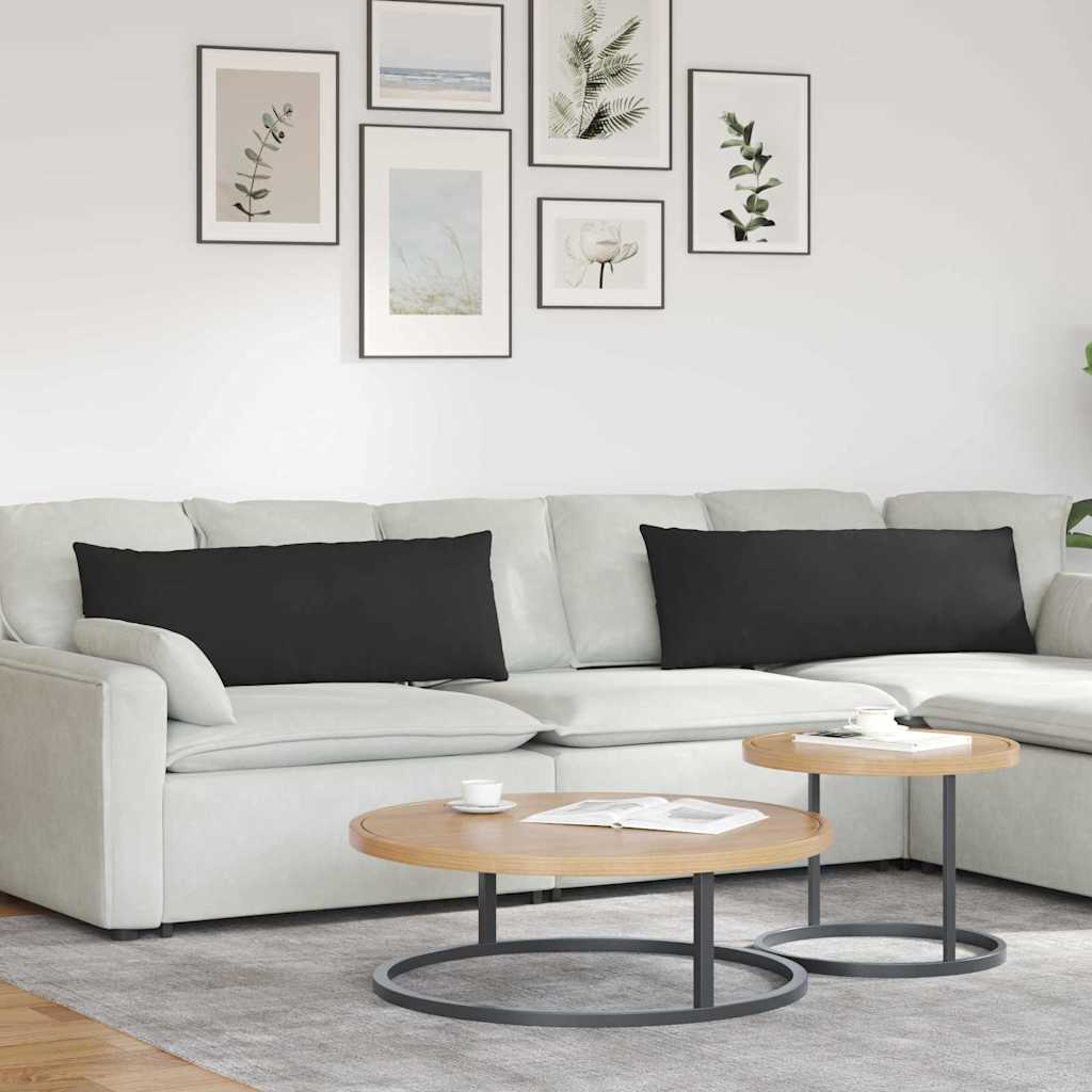Sofakissen 2 Pcs 50 X 30 Cm Stoff
