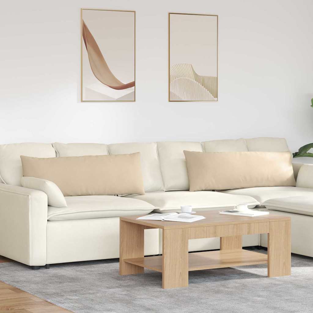 Sofakissen 2 Pcs 50 X 30 Cm Stoff