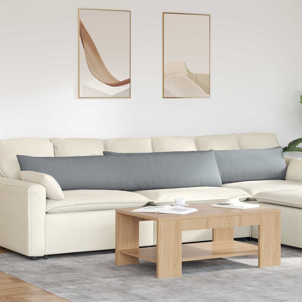 Sofakissen 2 Pcs 50 X 30 Cm Stoff Hellgrau