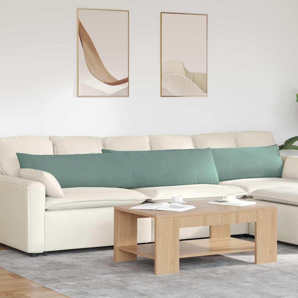 Sofakissen 2 Pcs 50 X 30 Cm Cordstoff Meergrün