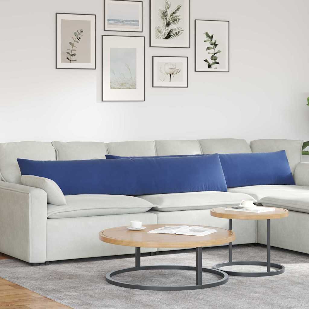 Sofakissen 2 Pcs 50 X 30 Cm Cordstoff Polizeiblau
