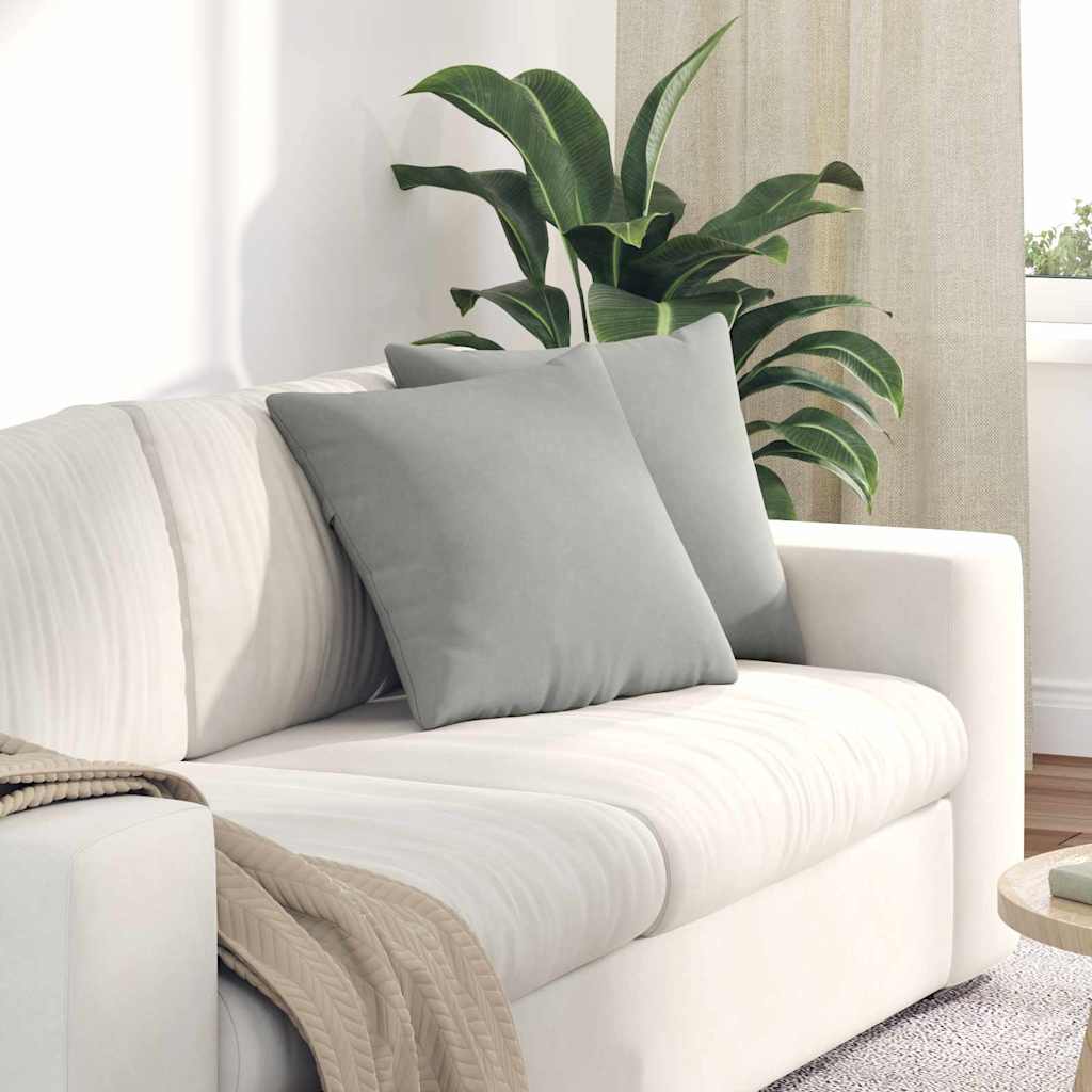 Sofakissen 2 Pcs 50 X 30 Cm Stoff