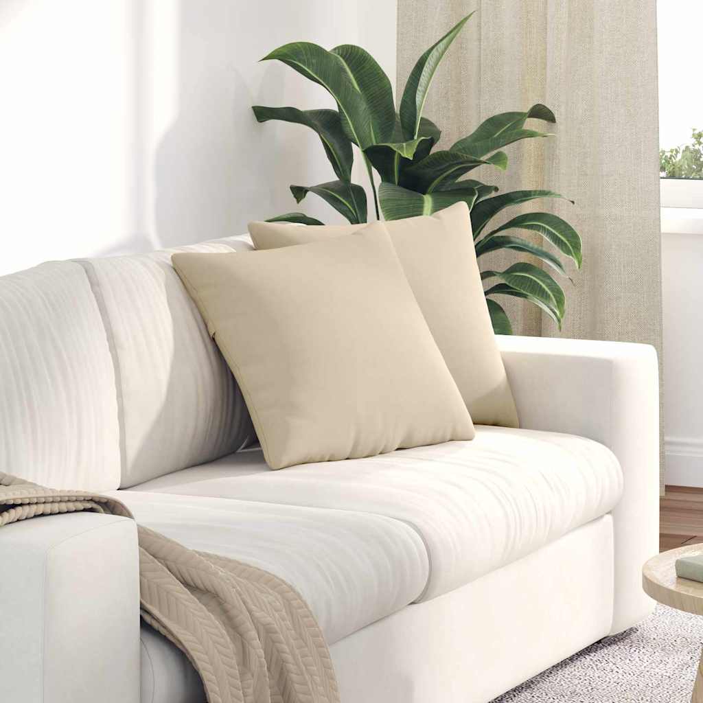 Sofakissen 2 Pcs 50 X 30 Cm Stoff