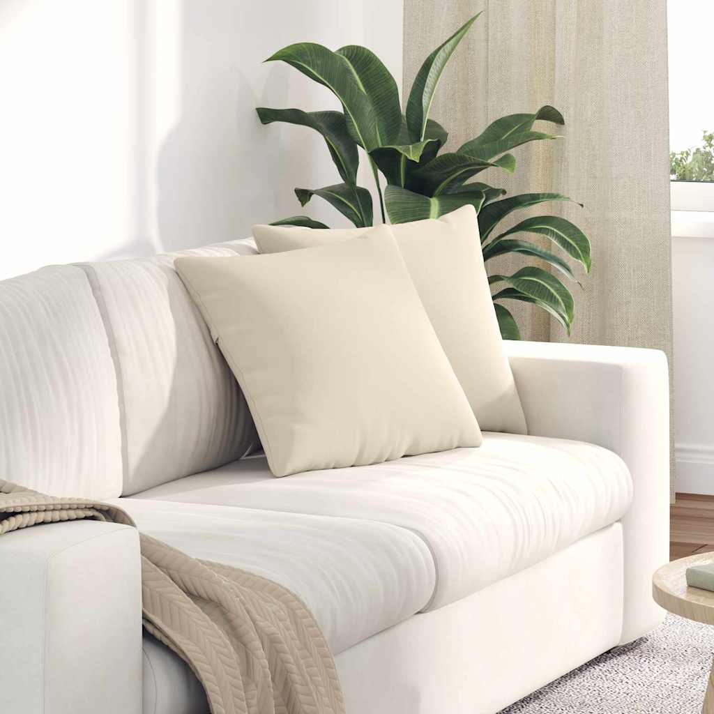 Sofakissen 2 Pcs 50 X 30 Cm Stoff