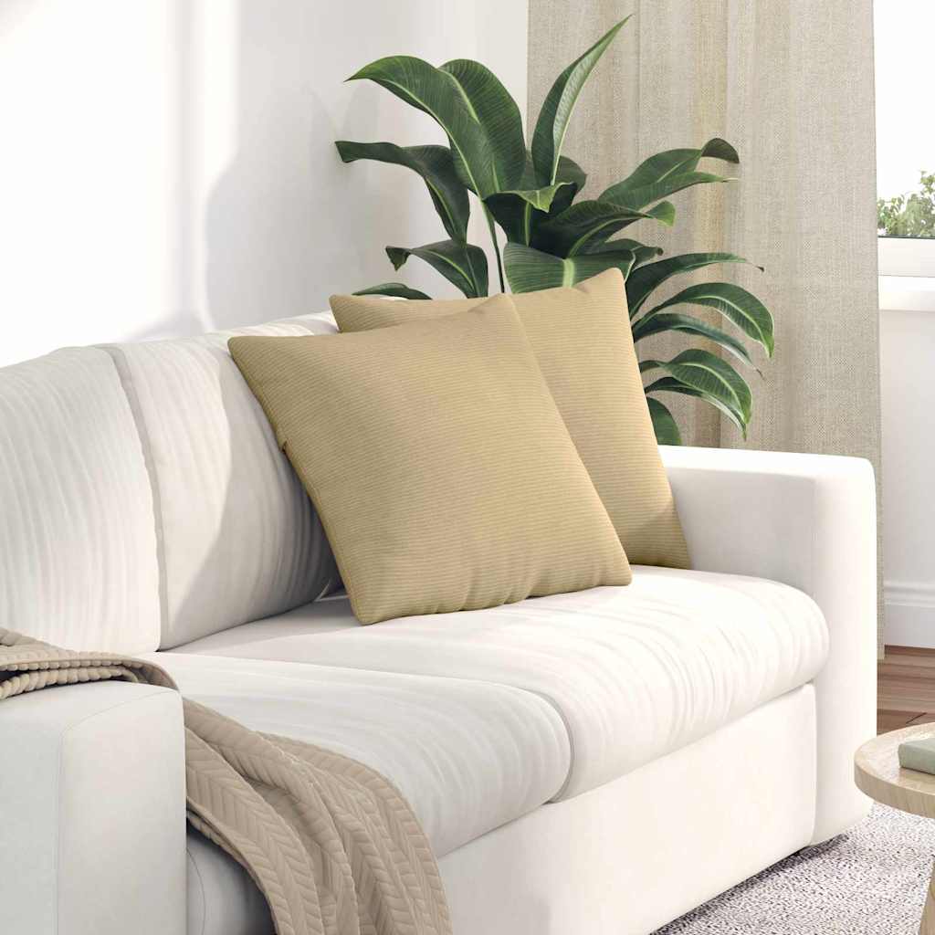 Sofakissen 2 Pcs Cordstoff