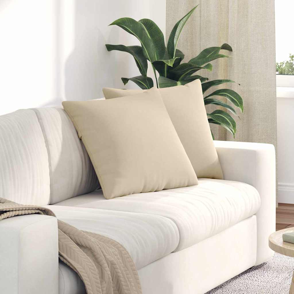 Sofakissen 2 Pcs 50 X 30 Cm Stoff