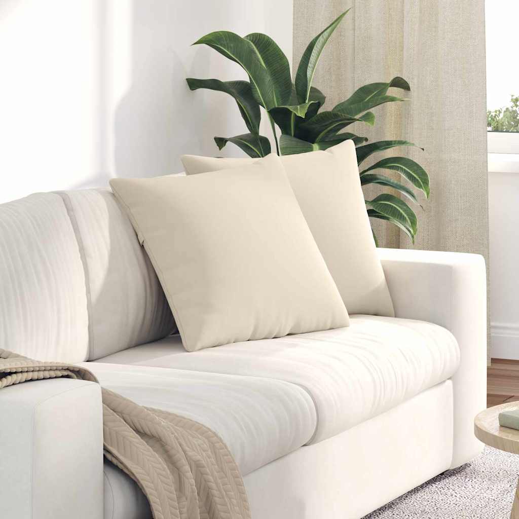 Sofakissen 2 Pcs 50 X 30 Cm Stoff