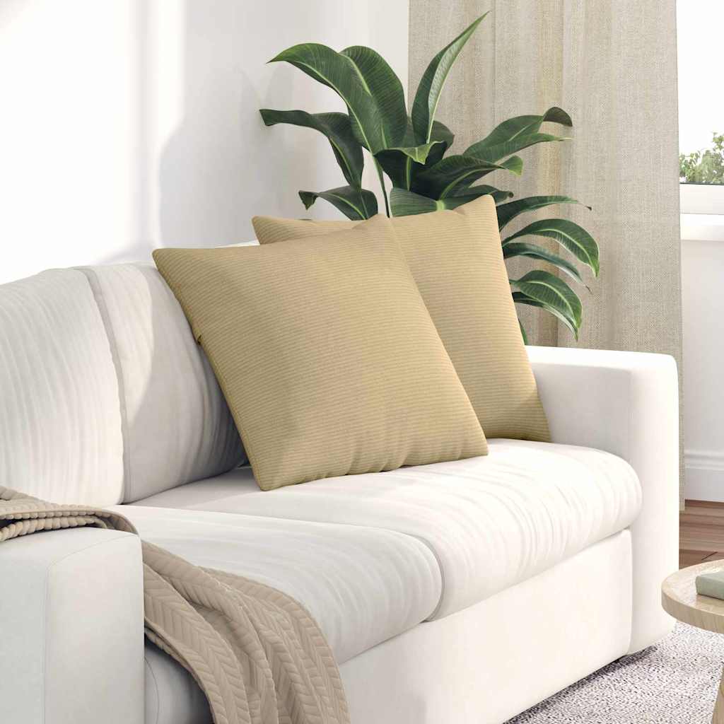 Sofakissen 2 Pcs Cordstoff