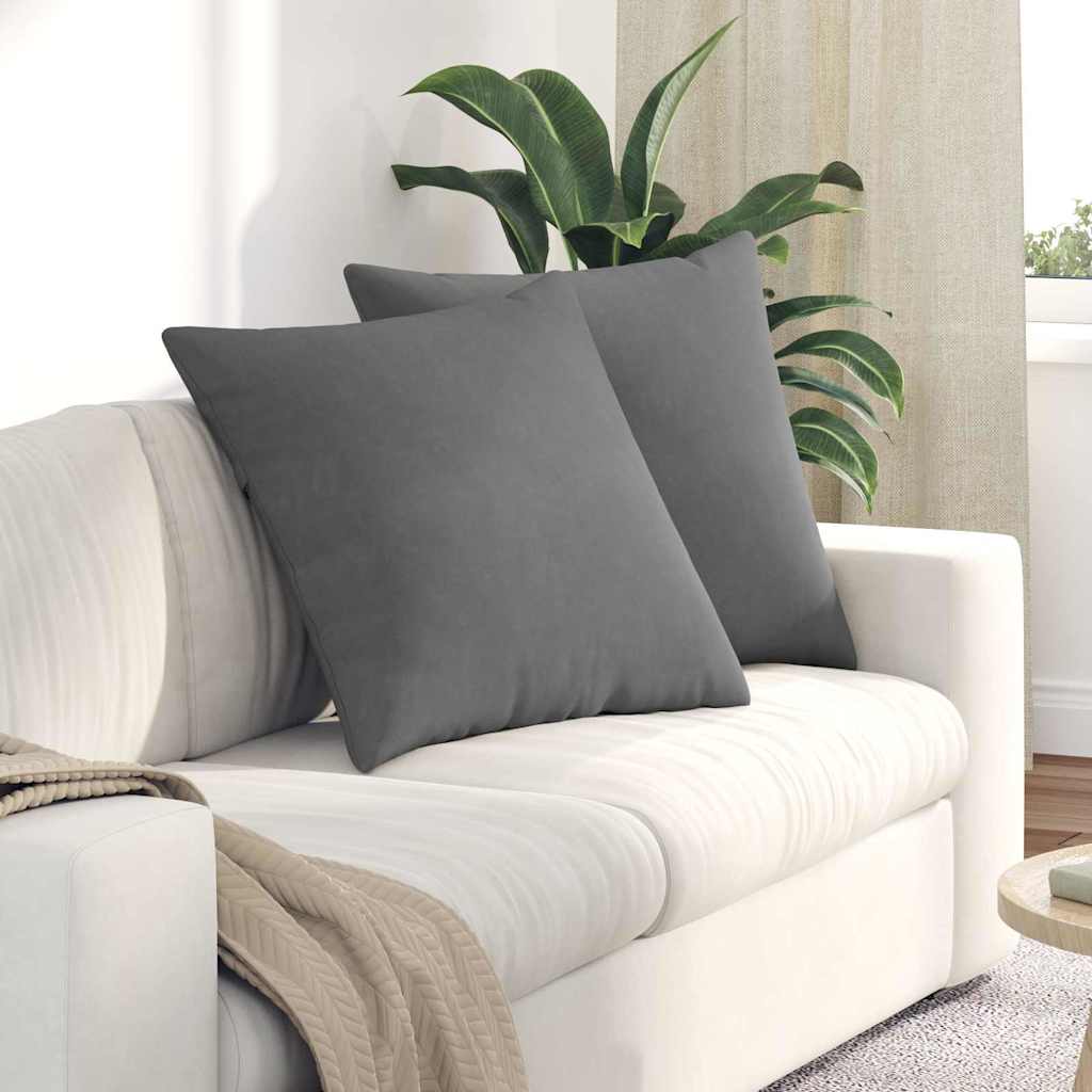 Sofakissen 2 Pcs 50 X 30 Cm Stoff