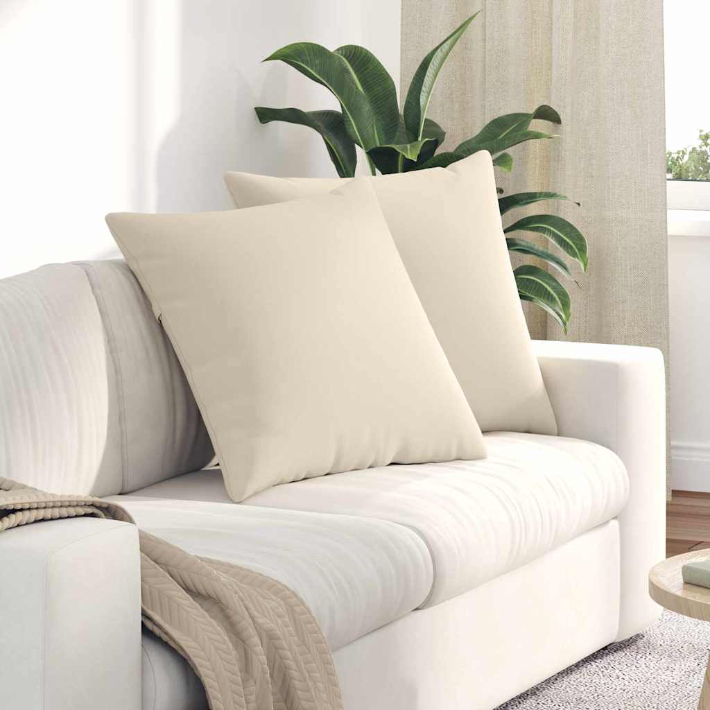 Sofakissen 2 Pcs 50 X 30 Cm Stoff