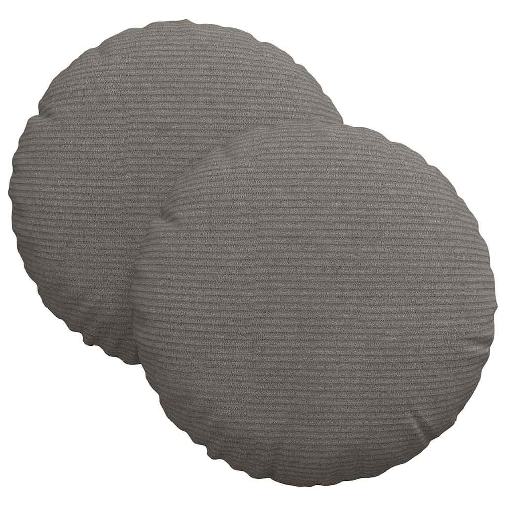 Sitzkissen 2 Pcs Ø 30 X 13 Cm Cordstoff