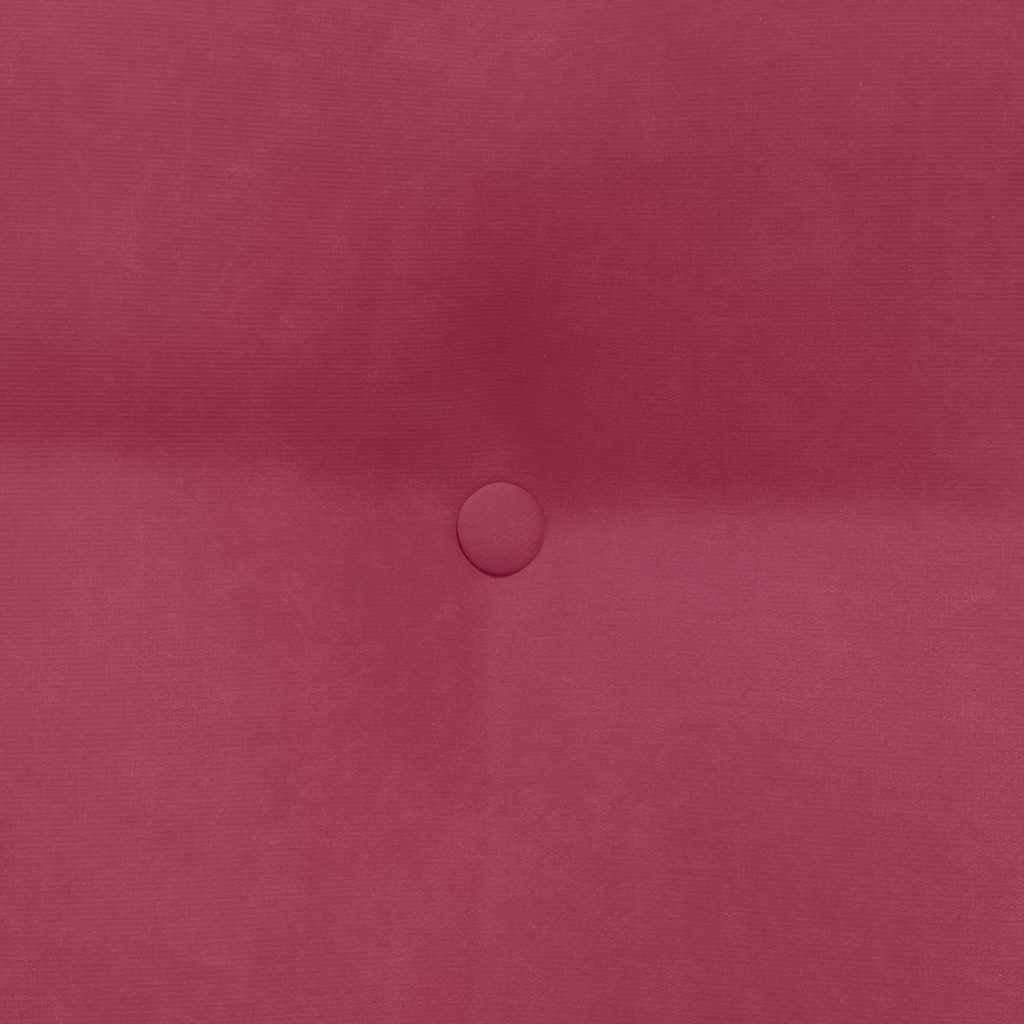 Rücken Kissen Samt Weinrot
