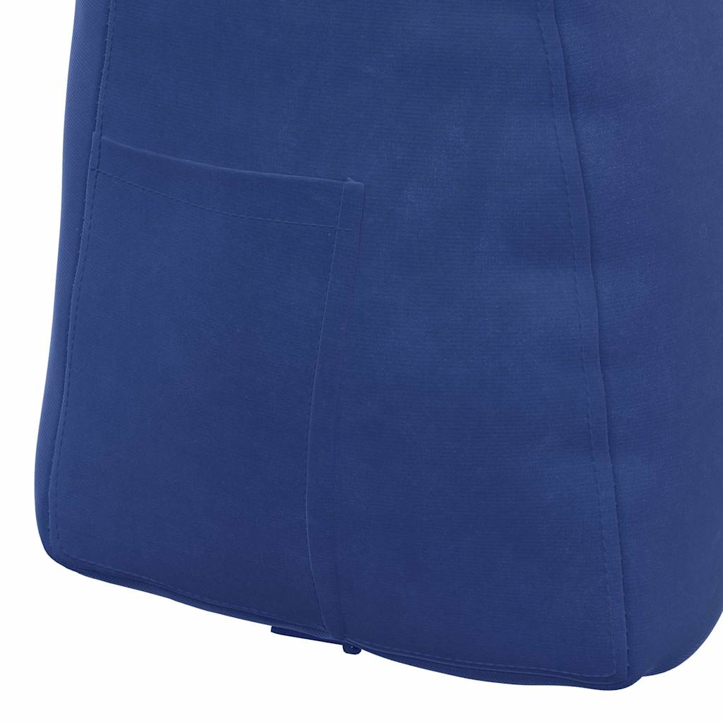 Rücken Kissen Samt Polizeiblau