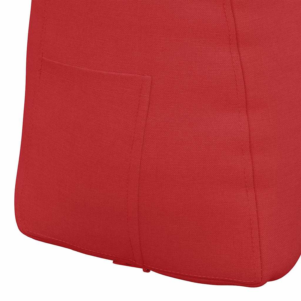 Rücken Kissen Stoff Rot