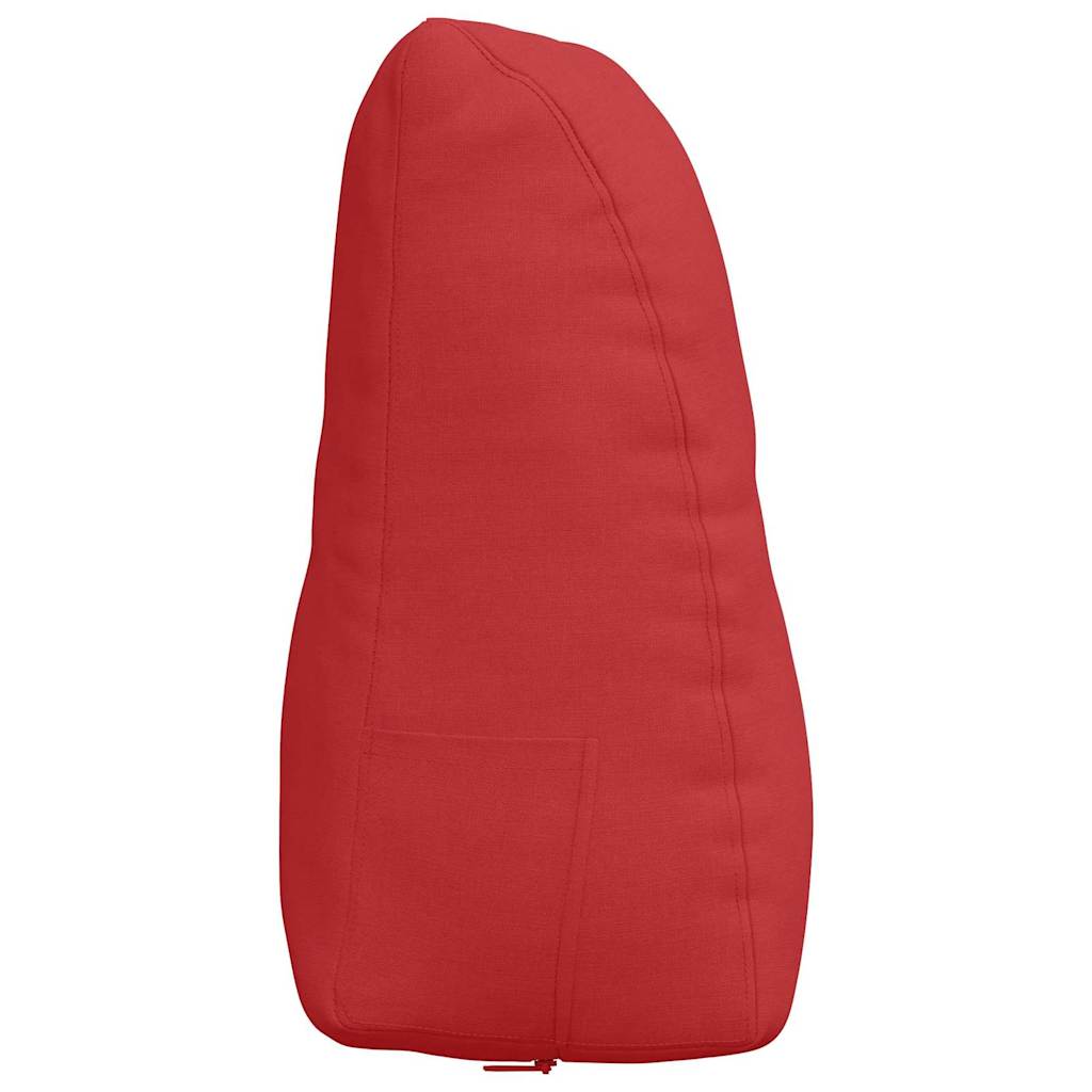 Rücken Kissen Stoff Rot