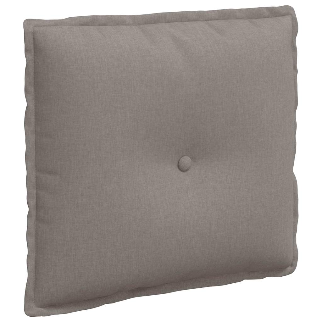 Rücken Kissen Stoff Taupe