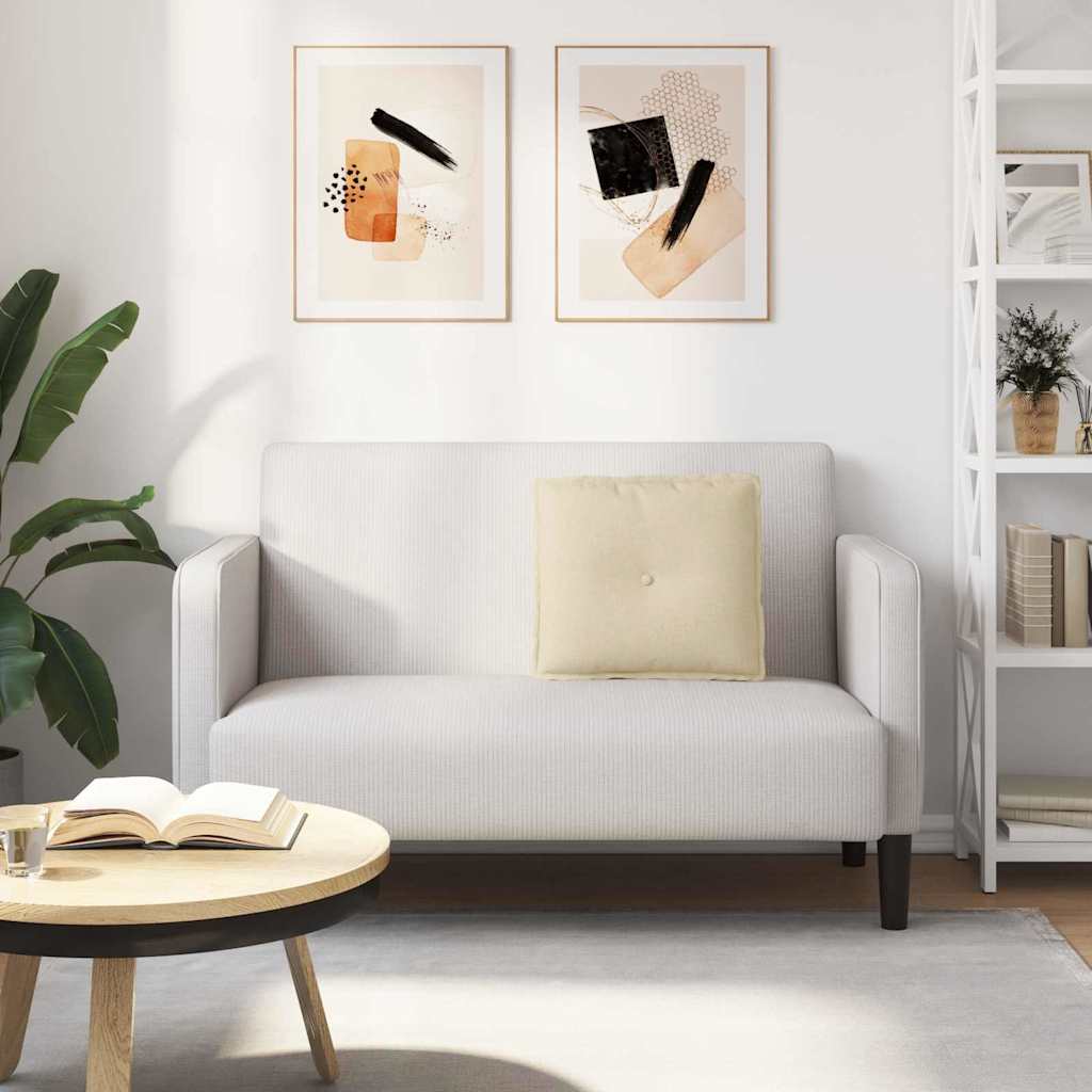 Rücken Kissen Stoff Creme