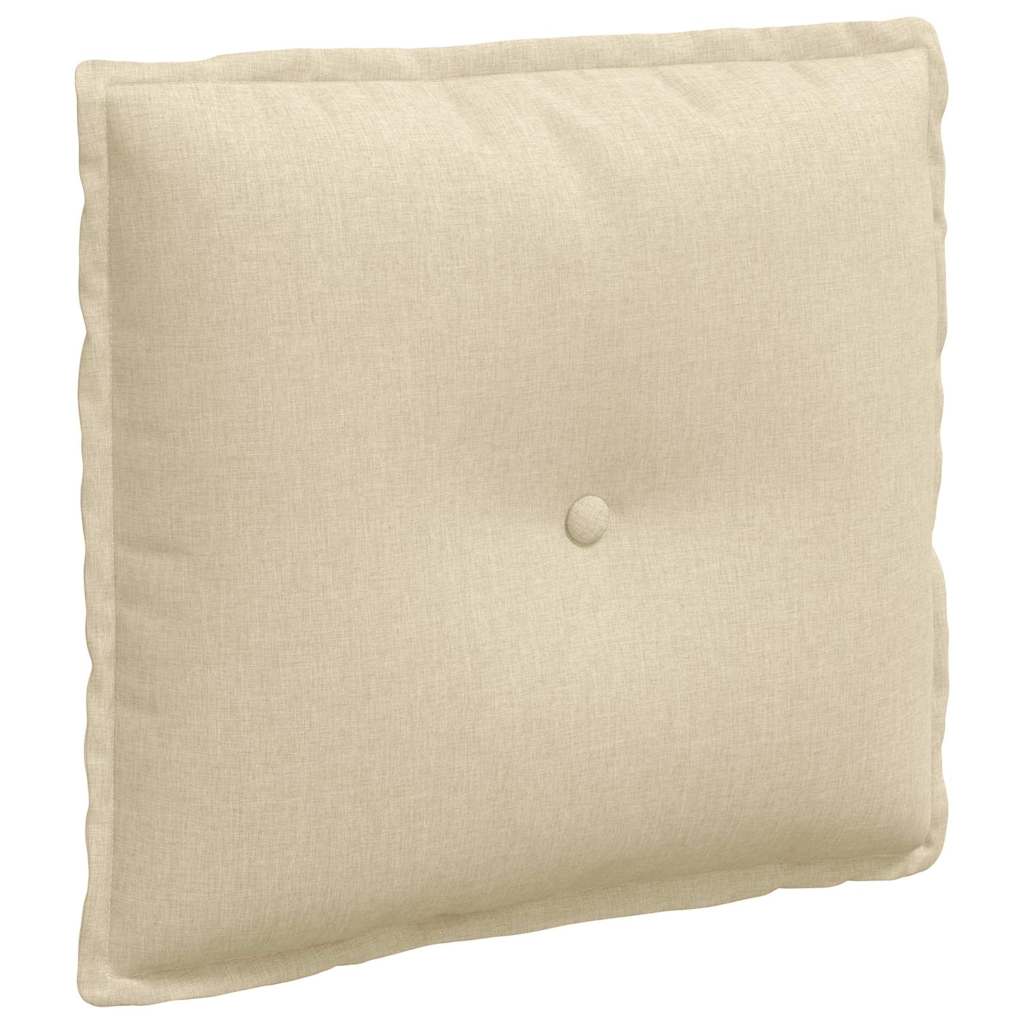 Rücken Kissen Stoff Creme
