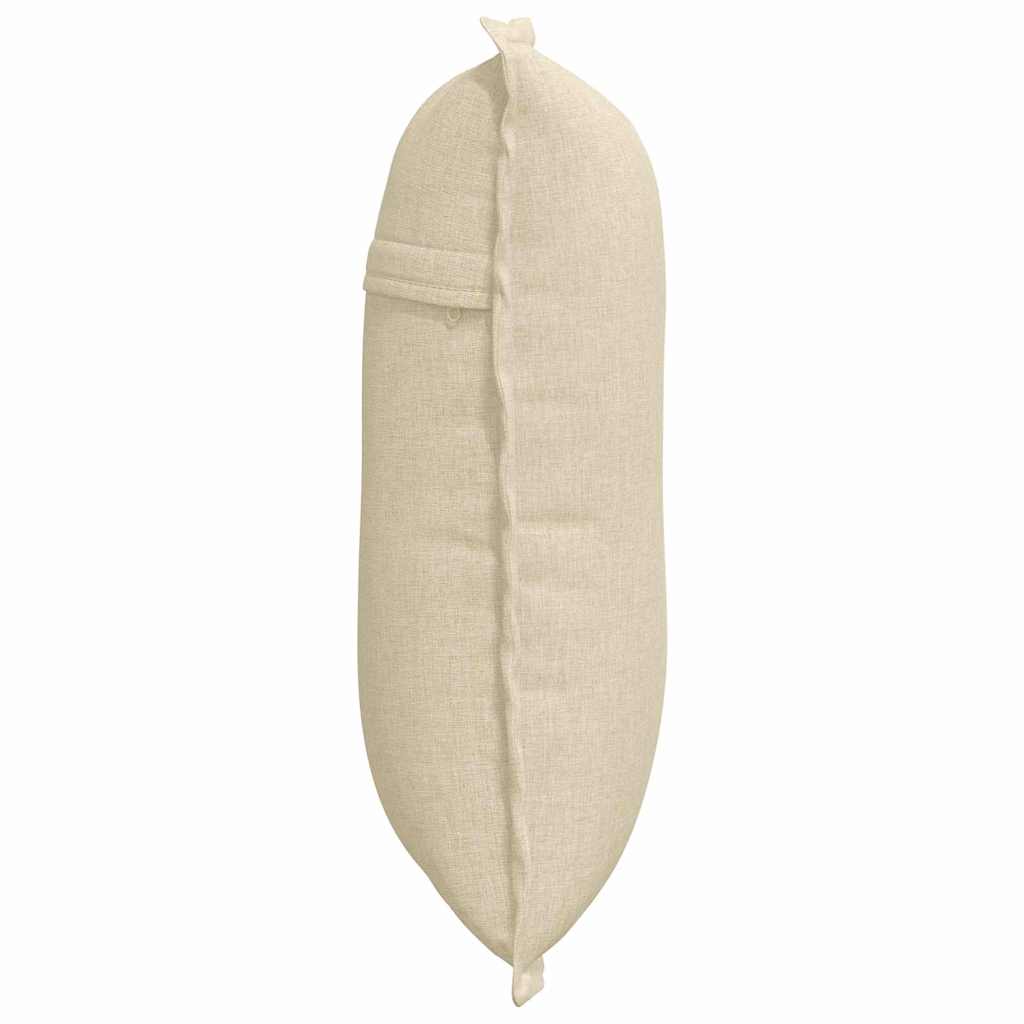Rücken Kissen Stoff Creme