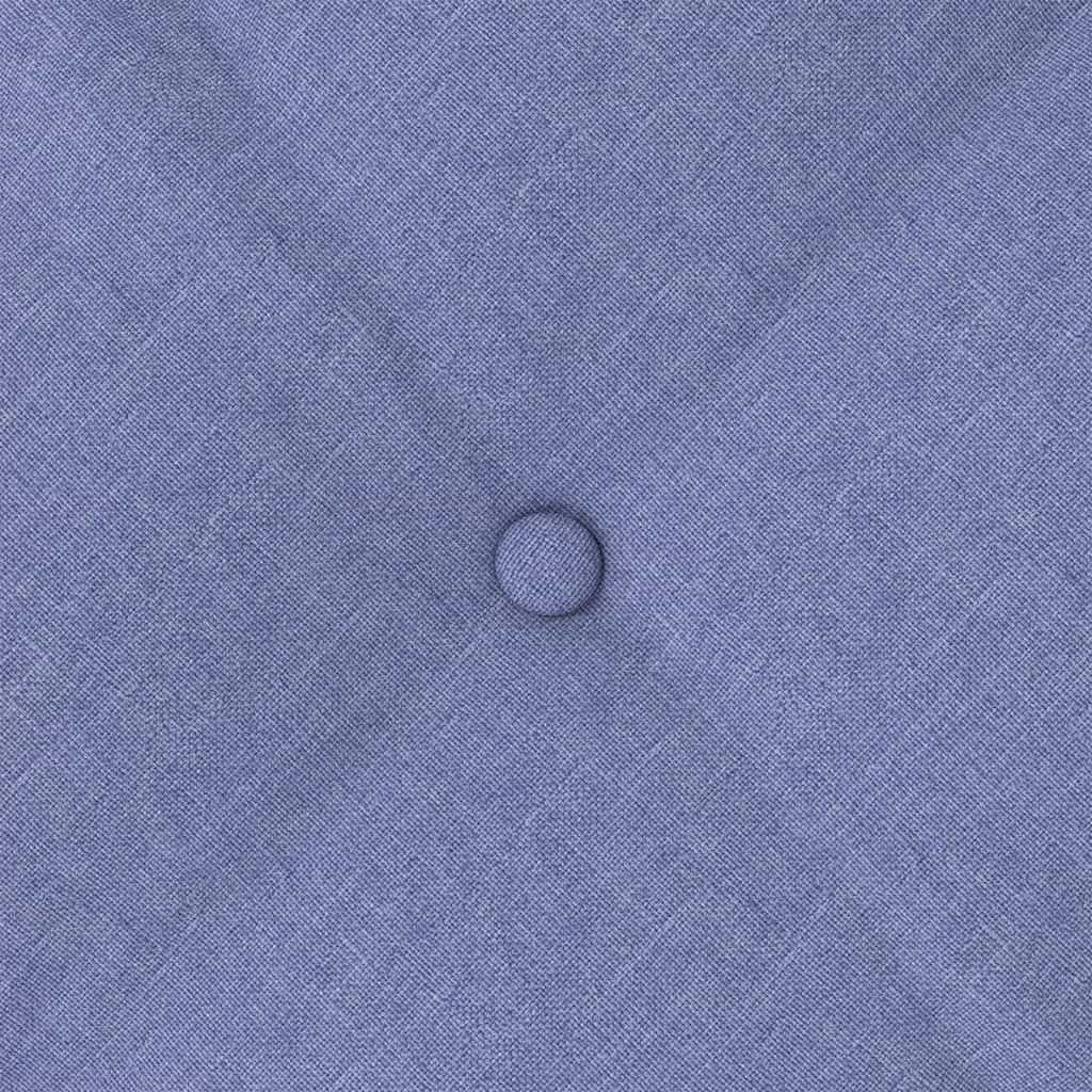 Rücken Kissen Stoff Jeans Blau