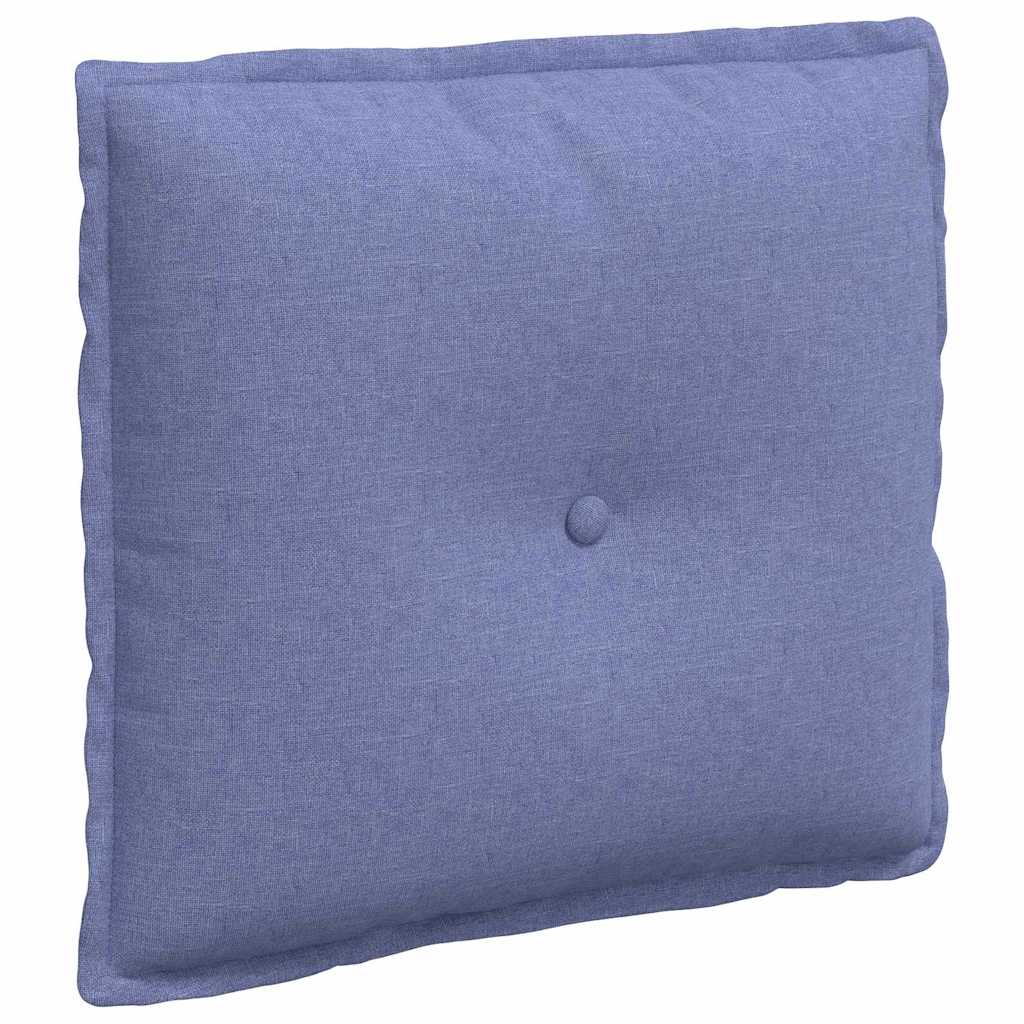 Rücken Kissen Stoff Jeans Blau