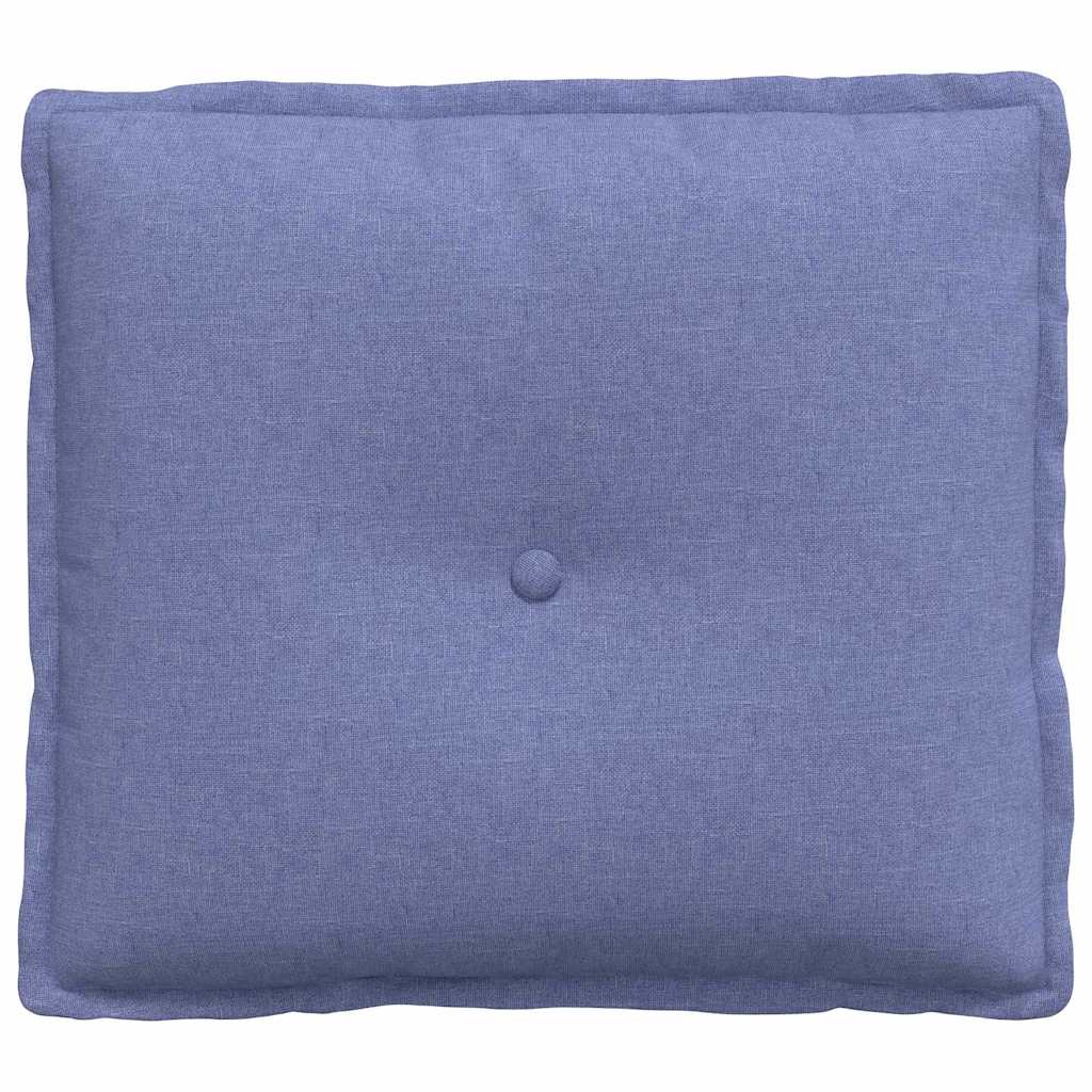 Rücken Kissen Stoff Jeans Blau