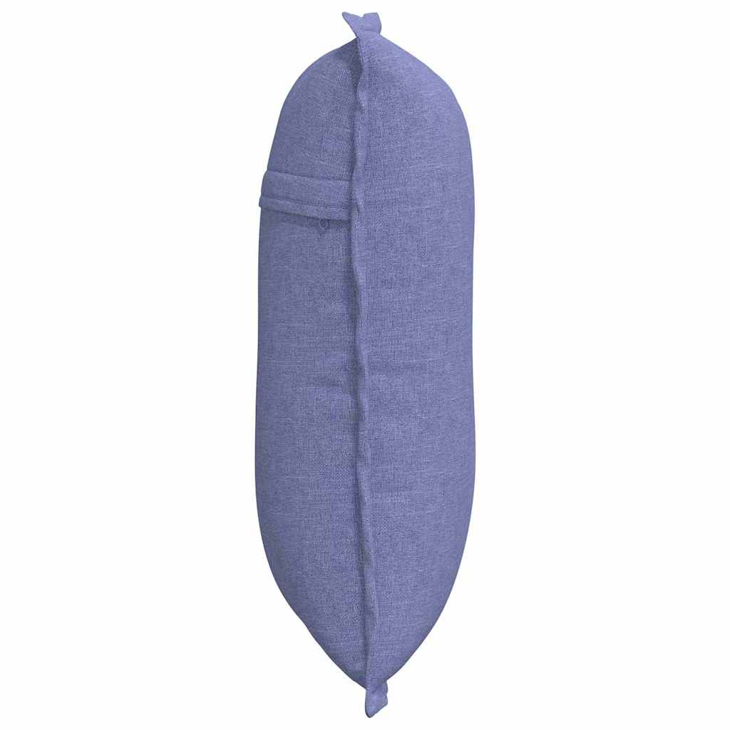 Rücken Kissen Stoff Jeans Blau