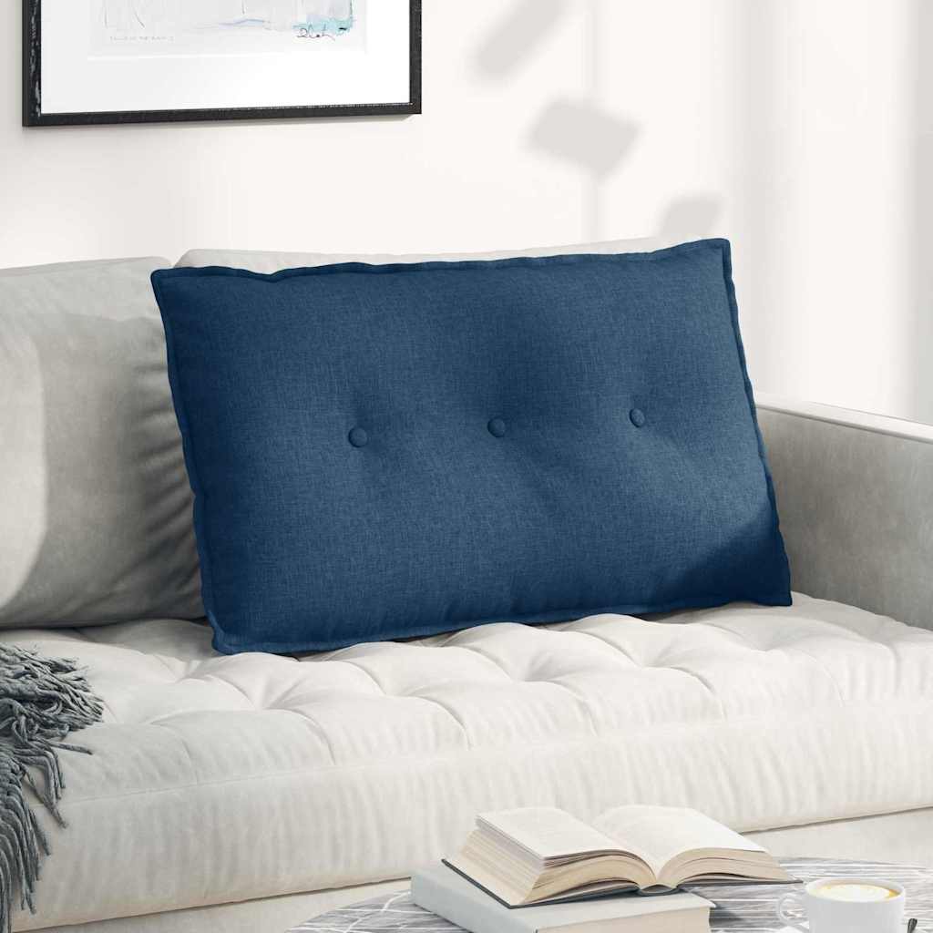 Rücken Kissen Stoff Blau