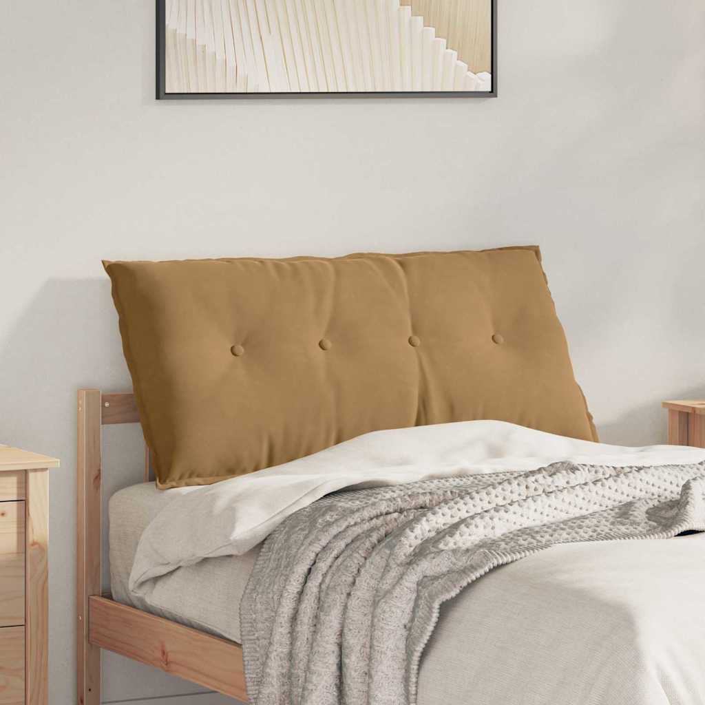 Rücken Kissen Cordstoff Braun